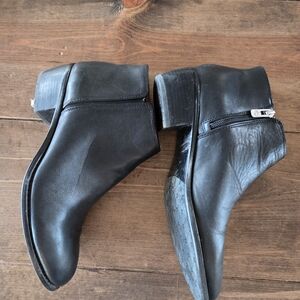 ANTONIO MELANI Black Genuine LEATHER Boots